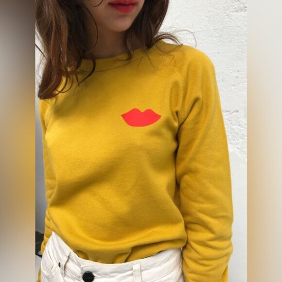 Clare V Lips Sweatshirt - Picture 8 of 8